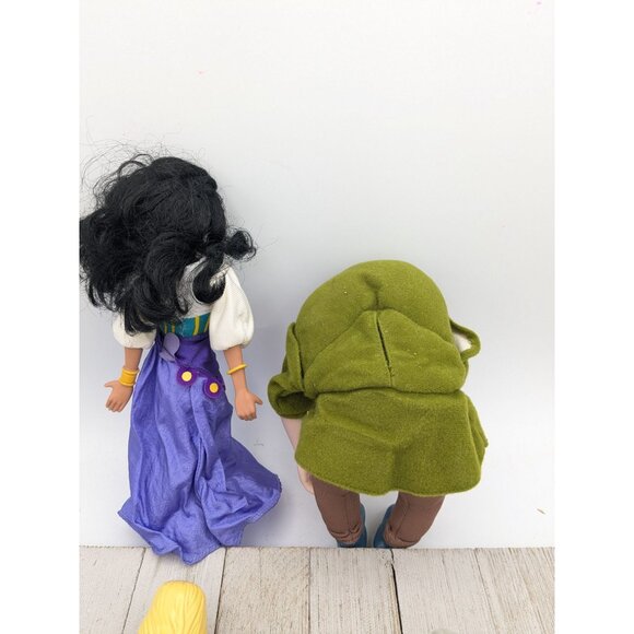 Disney Hunchback Of Notre Dame Puppet Dolls 4  Figures Vintage Burger King Meal - Picture 5 of 8